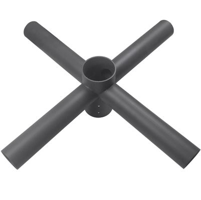 Односторонний креп Light Pole Arm Bracket Quad Spoke 3" Tenon Adapter Вставка толщиной 3-10 мм