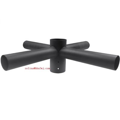 Односторонний креп Light Pole Arm Bracket Quad Spoke 3" Tenon Adapter Вставка толщиной 3-10 мм