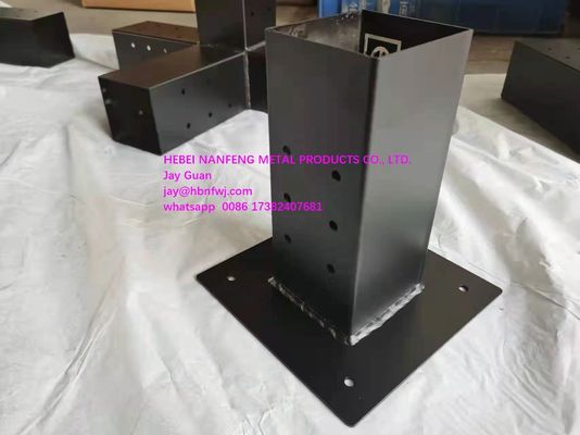 Промышленность 3 Way Steel Arm Pergola Corner Bracket для 4x4 деревянных столбов ISO9001 2015 сертифицирован